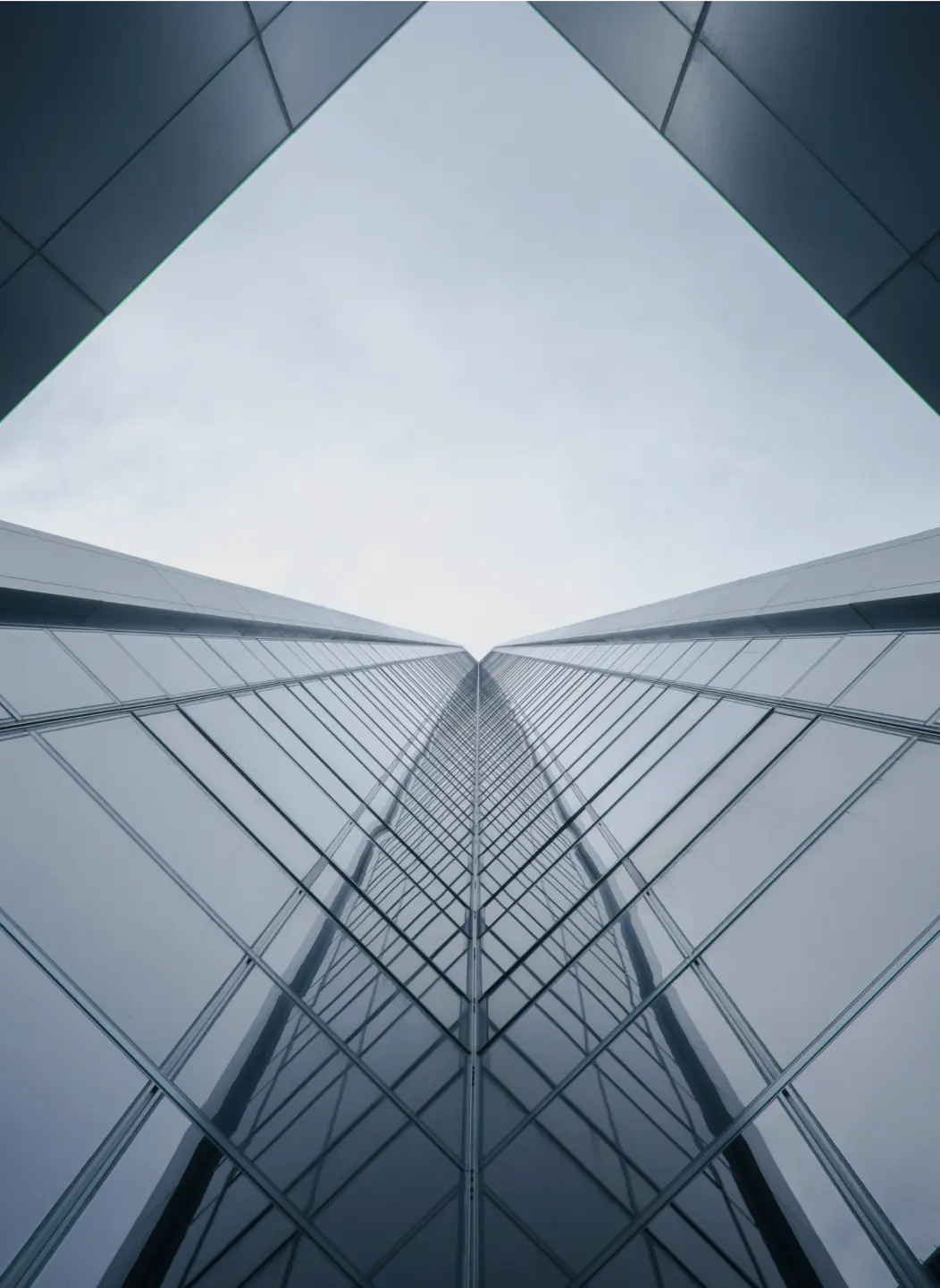 Vue prise par le bas de building