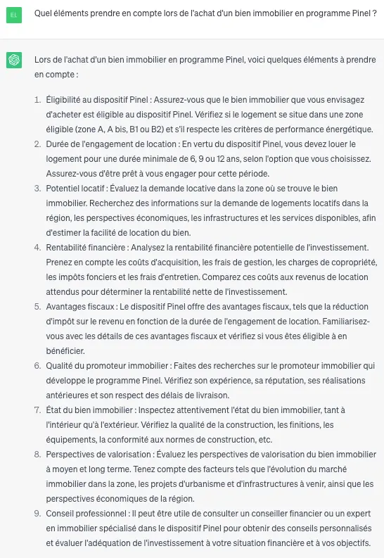 Quel éléments prendre en compte lors de l'achat d'un bien immobilier en programme Pinel ?‍