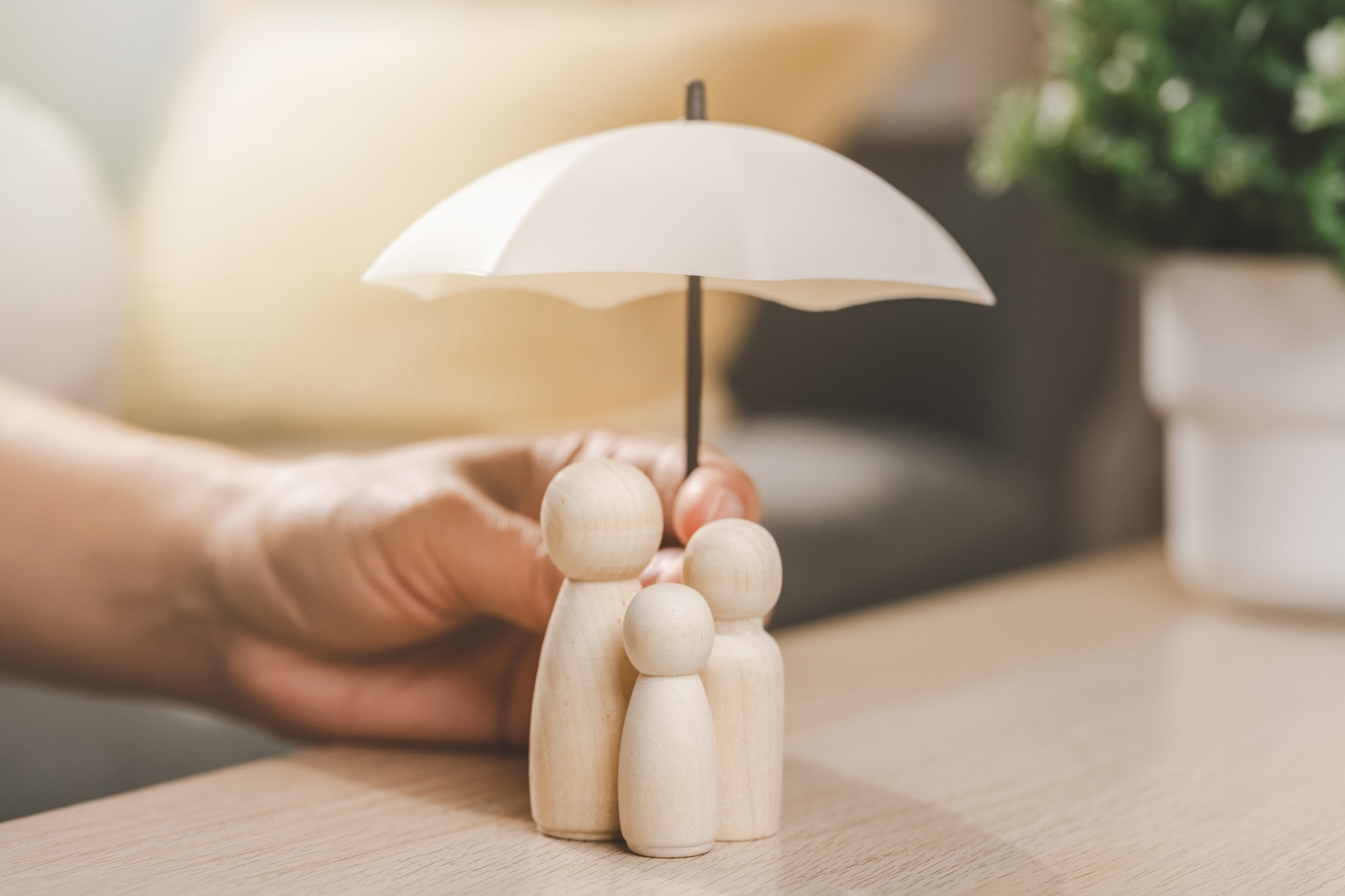 Une famille à l'abri suite à un placement en assurance vie
