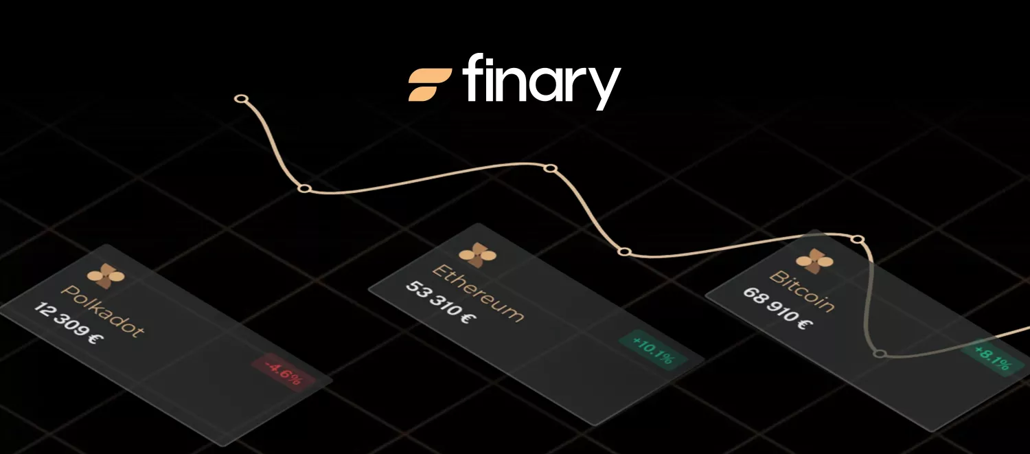 Interface du site Finary