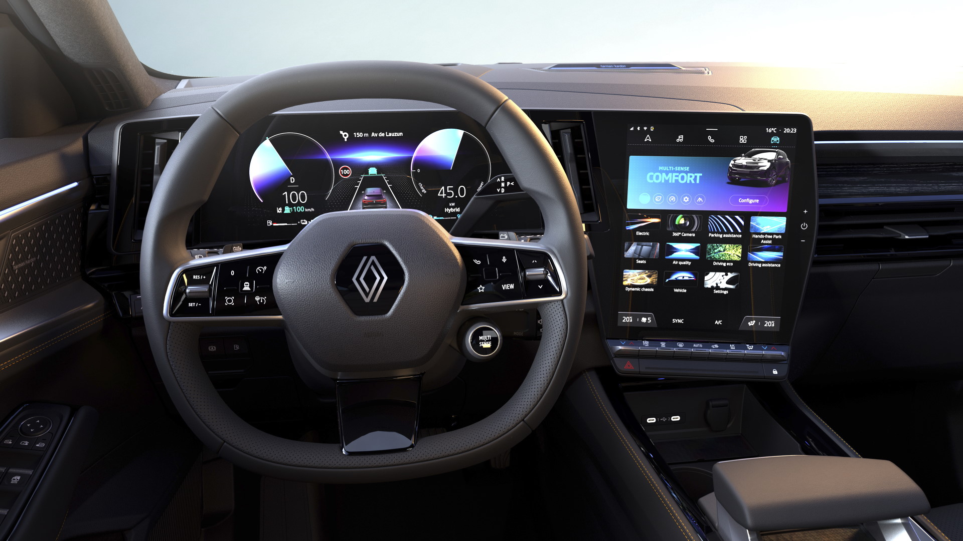 Intérieur d'une Renault Astra