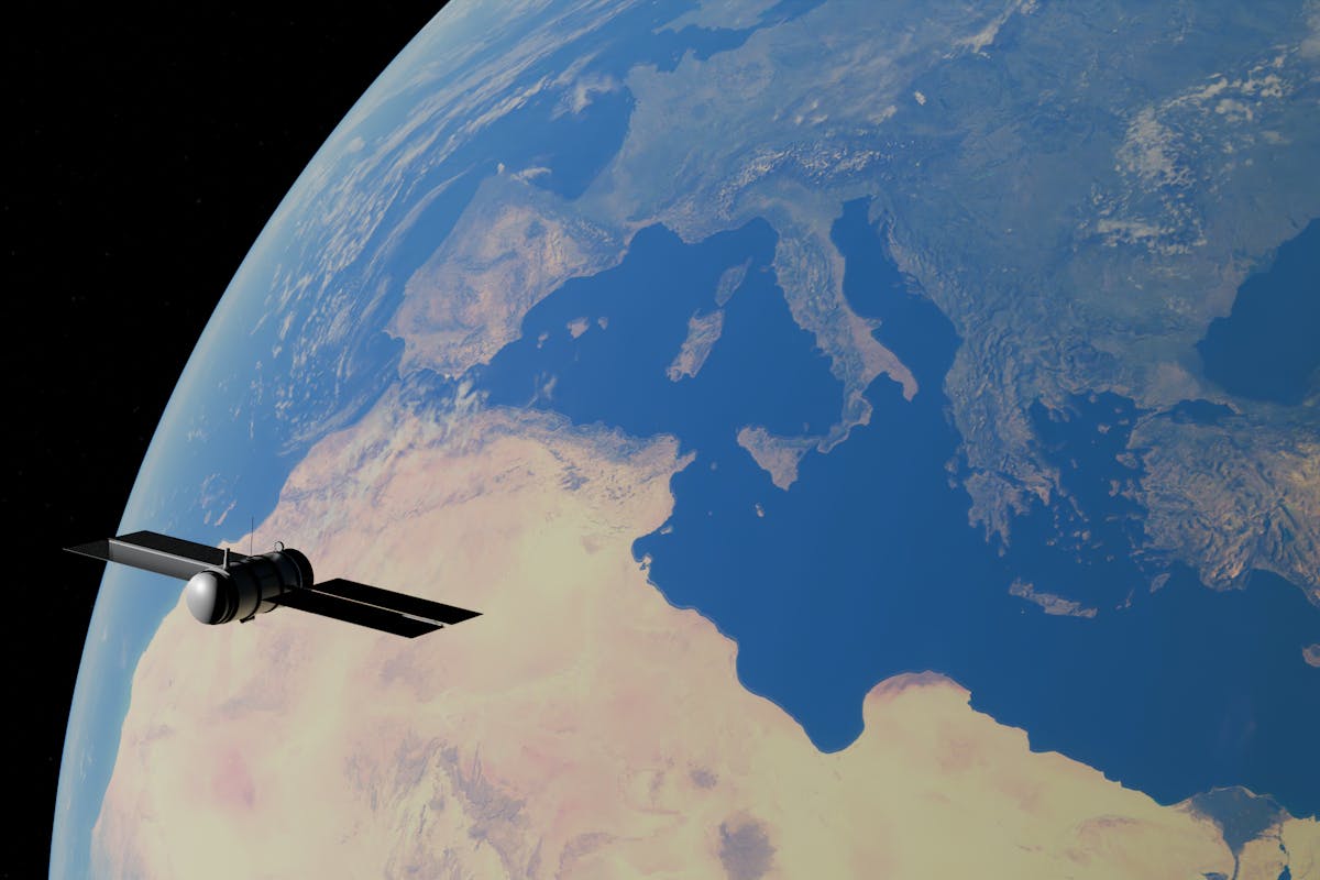 satellite vue spatiale